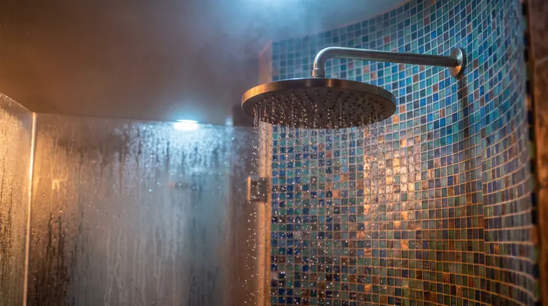Detail pengerjaan steam room oleh Kontraktor Sauna Medan
