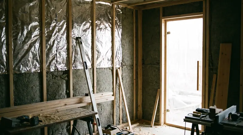 Cara membuat sauna sendiri: rangka kayu dan insulasi rockwool tahap awal