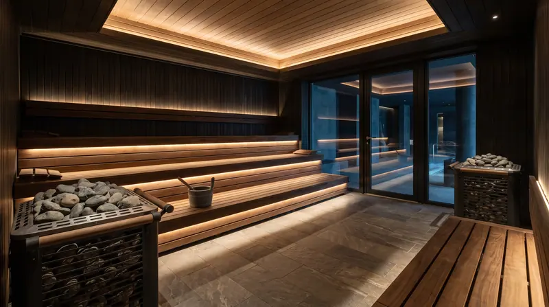Sauna 16 orang — interior proyek oleh Kontraktor Sauna Medan
