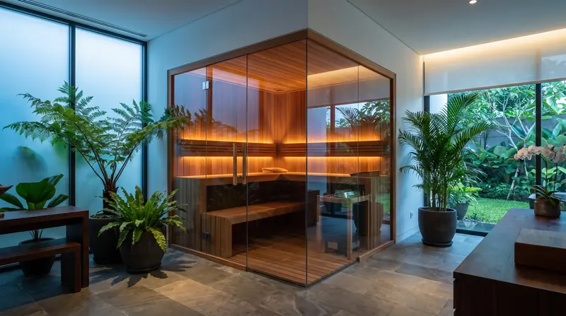 Sauna 4 orang — interior proyek oleh Kontraktor Sauna Medan