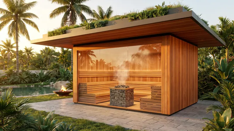 Sauna 8 orang — interior proyek oleh Kontraktor Sauna Medan